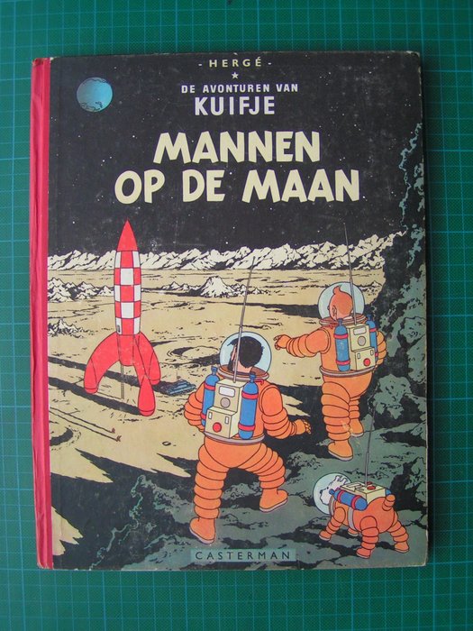 Kuifje 17 - Mannen op de maan - hc - 1e druk - (1954)