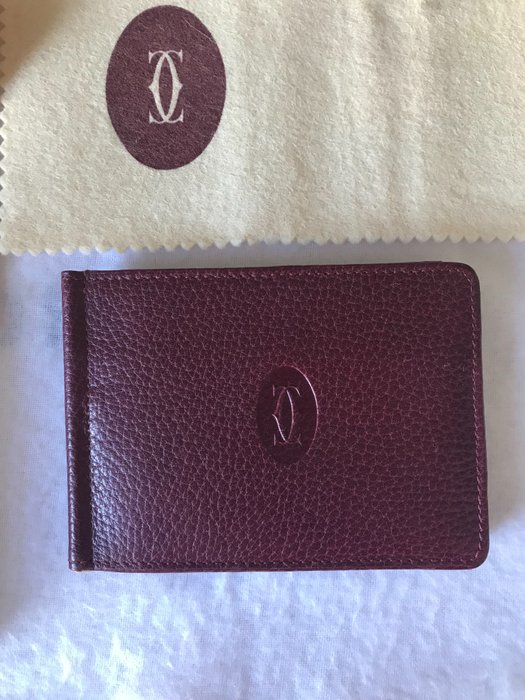 cartier clip wallet