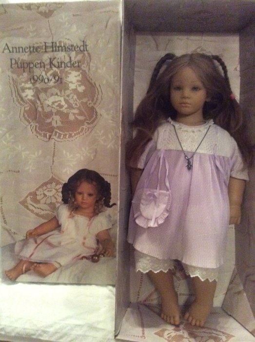 Annette Himstedt doll Fiene, a girl from Belgium in original box