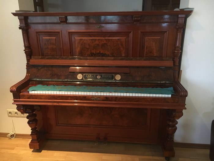 Antique Carl H. Hintze piano for sale made in Germany, 1900