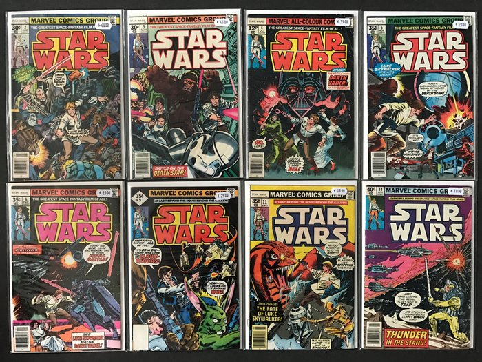 Collection Of Vintage Star Wars Comic 