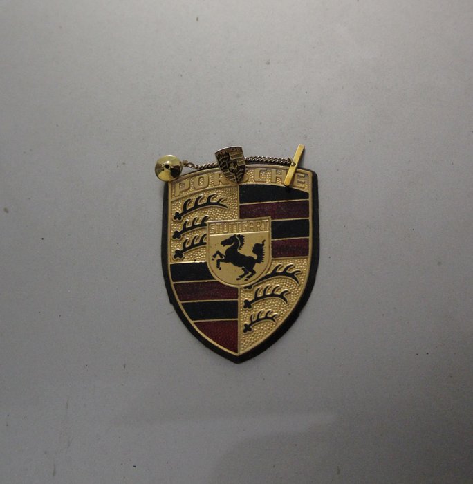 Porsche 911 Carrera Pin Badge original edel ovp 