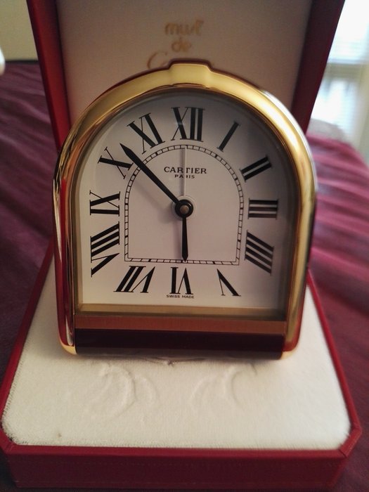 Must De Cartier 'pendulette' alarm clock