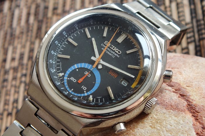 SEIKO Chronograph Automatic (6139-7060) - Men's Watch - Vintage Year 1976
