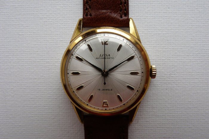 LIGA - Antimagnetic Man's Dress Watch - 2748 - Hombre - 1950 - 1959