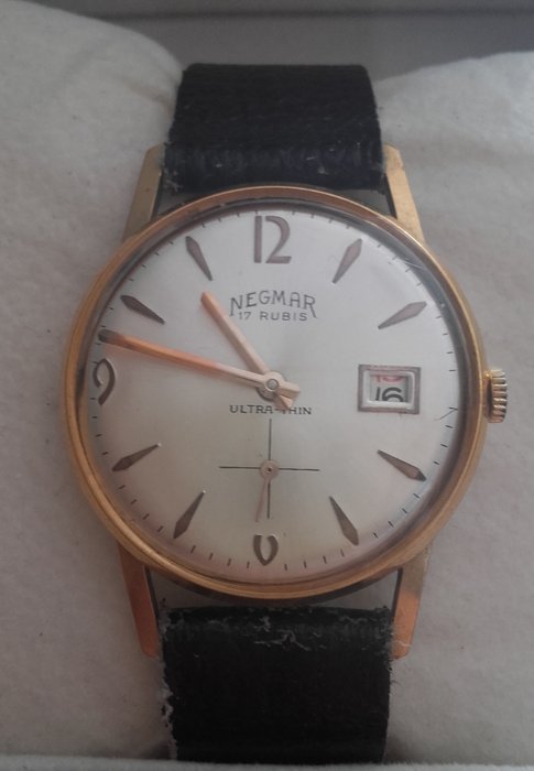 NEGMAR men's wristwatch, 1960s  SWISS MADE