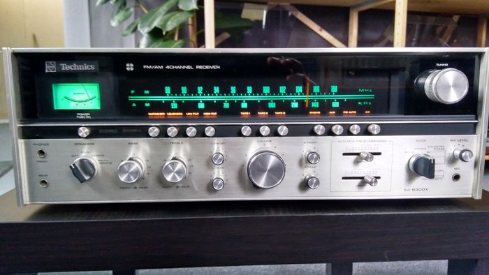 Technics SA 6400 X receiver, 4-channel TOP RECEIVER and extremely rare