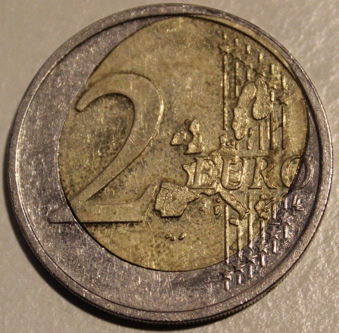 The Netherlands - 2 Euro, 2001 (mint-made error)
