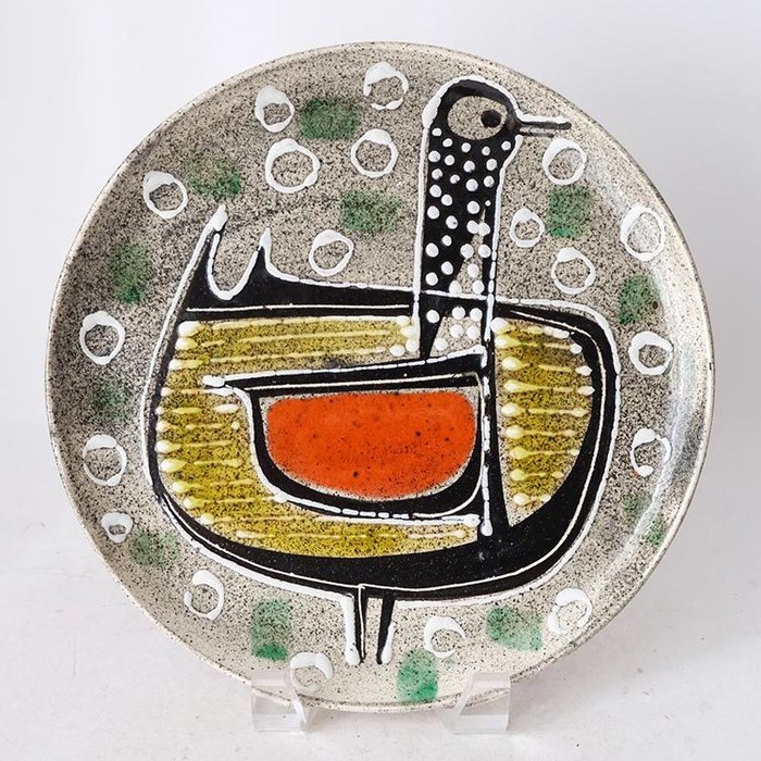 Gehel, Paris faïence - vintage 70's ceramic plate