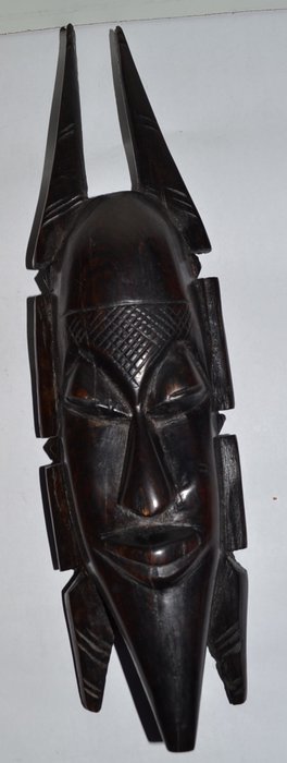 African mask in ebony - Senegal