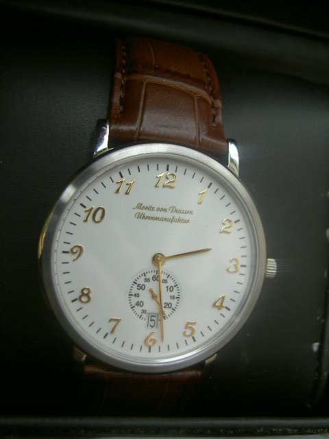 Moritz von Deussen watch manufacturer men's wristwatch