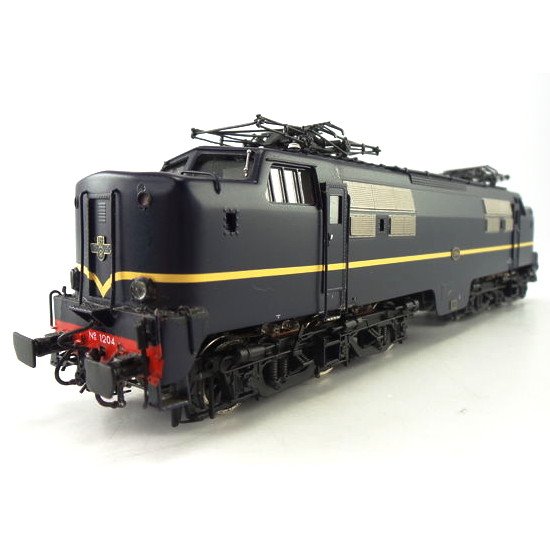 Philotrain H0 - 870/24-3 - Messing kleinserie Elektrische locomotief serie 1200 van de NS
