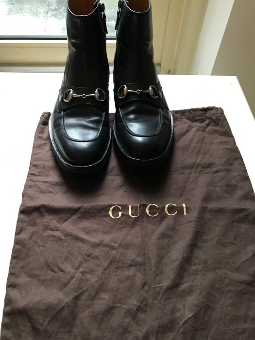 gucci loafer boots