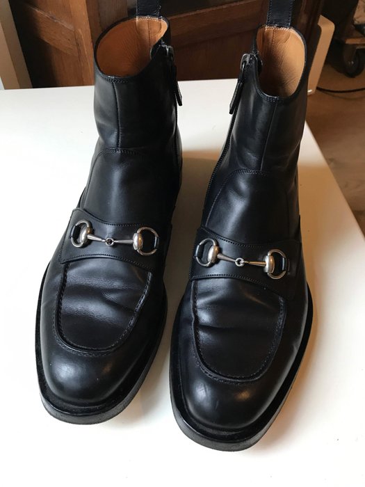 gucci loafer boots