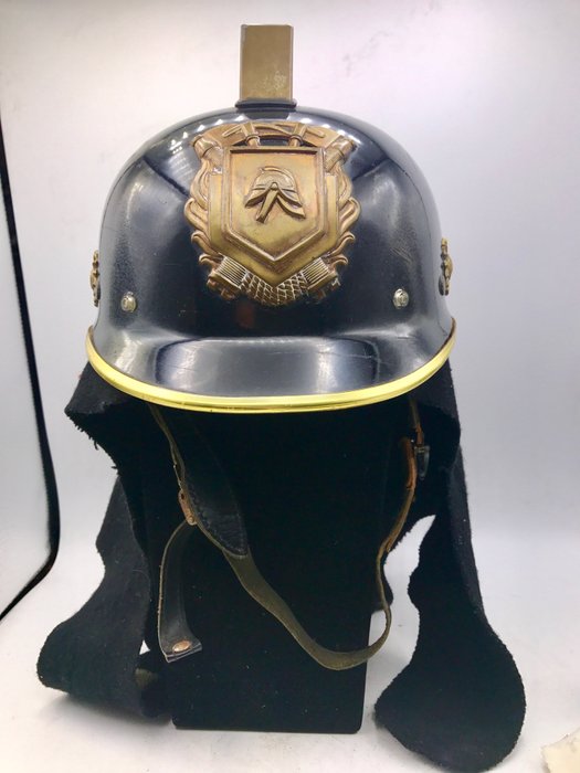 Antique original Dutch fireman’s helmet 1st half of the 20th century