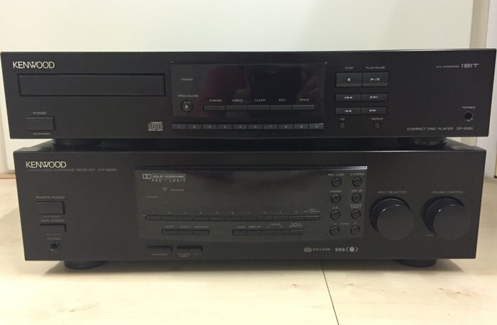 Kenwood receiver KR-V6090 + Kenwood DP-2080 cd speler 