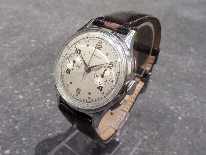Agir Watch Chronograph Jumbo men's watch 1960's