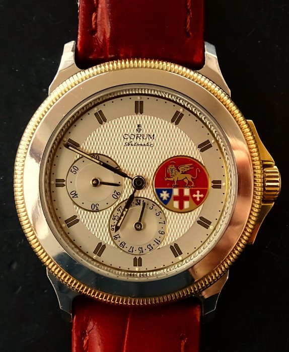Corum Repubbliche Marinare Ref. 74.111.21 steel/gold 18 kt elegant men's wristwatch