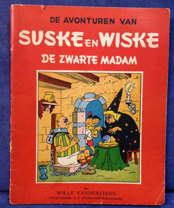 Suske en Wiske RV-6 - De zwarte madam - sc - 1e druk - (1949)