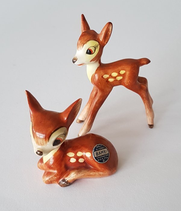 Disney, Walt - 2 figurines Hummel Goebel - Bambi (1950)