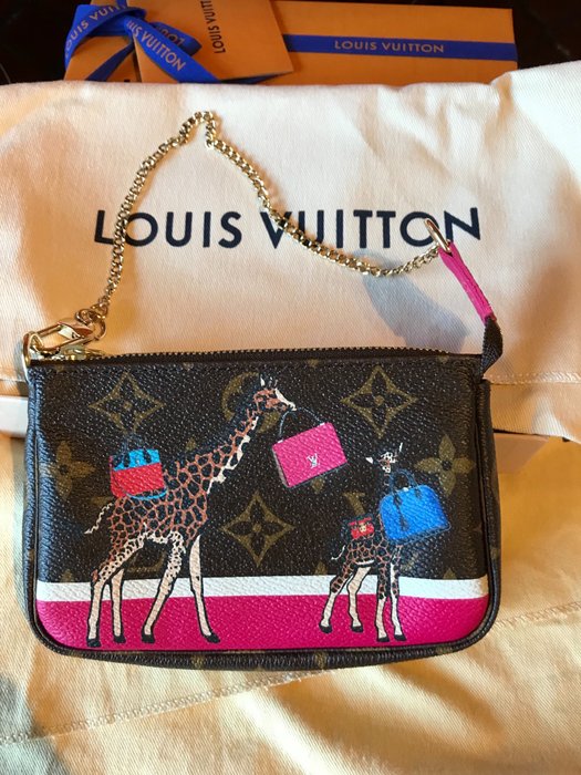 Louis Vuitton - Monogram Giraffe Xmas Mini Pochette Accessories Pochette
