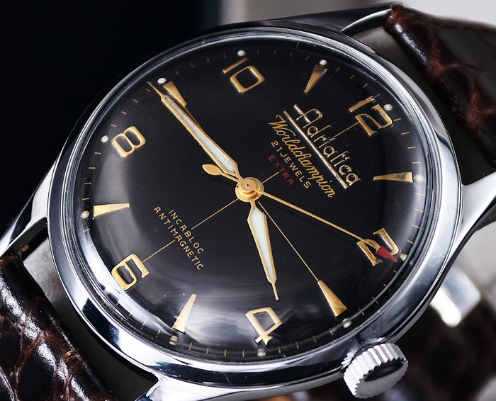 ADRIATICA Worldchampion EXTRA - rare Swiss wristwatch - cal. 75 - 男士 - from '60s