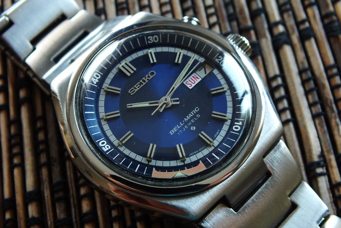 SEIKO "Bell-Matic" (4006-6040) Mechanical "Alarm" Men's Automatic Watch - Vintage Year 1976