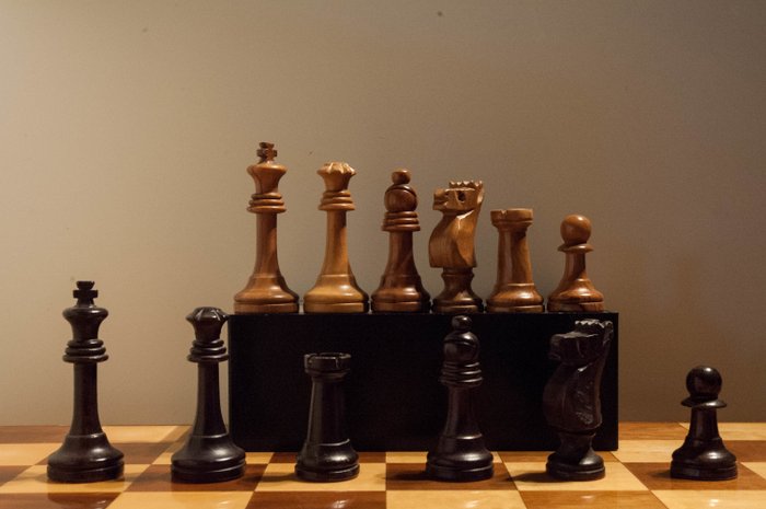 21.2 x 21.2 cm International Chess Chessboard Game Set Baoblaze Ajedrez Tablero y Piezas
