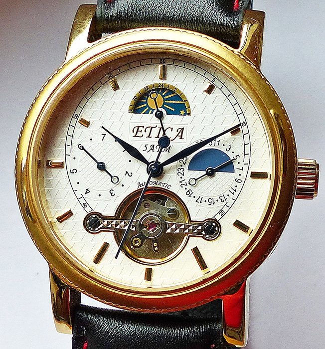 Etica Switzerland Grand Calendarium Automatic  - men's wristwatch 2016