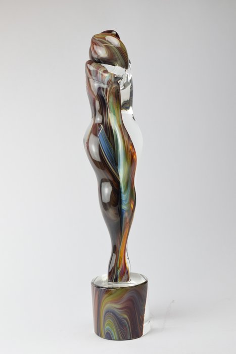 Andrea Tagliapietra (Vetreria Tagliapietra) - “Amanti” chalcedony sculpture