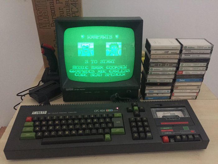 Amstrad CPC 464 Colour Personal Computer with original monitor GT-64