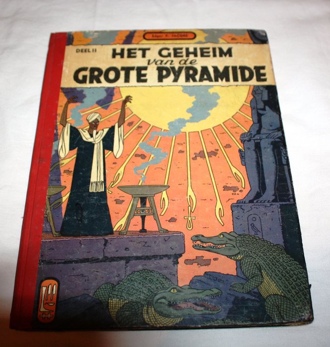 Blake en Mortimer - Het geheim van de Grote Pyramide II - hc met linnen rug - 1e druk (1955)