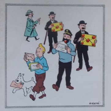 Hergé - Briefpapier Pelletier / Le papier à lettre - Catawiki