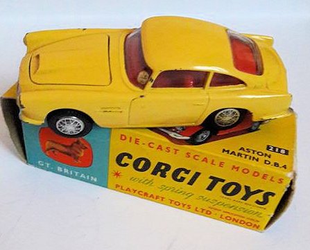 Corgi Toys - Scale 1/43 - Aston Martin D.B.4 No.218