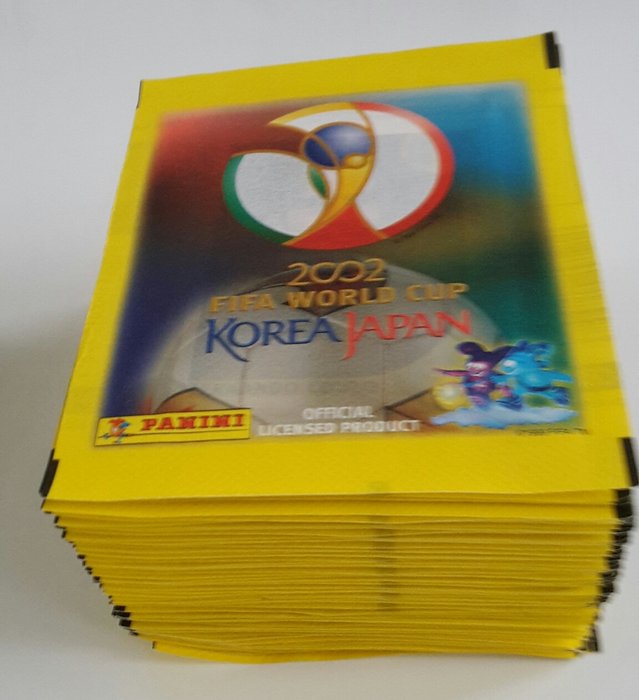 50 TÜTEN PACKETS BUSTINE SOBRES Panini World Cup WC WM KOREA JAPAN 2002 02 