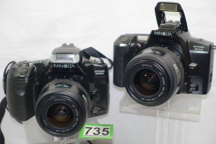 2x Minolta Dynax 300si and Dynax 303si with minolta lenses - Catawiki