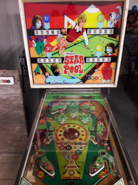 Williams Pinball “Star Pool” pinball machine from 1974