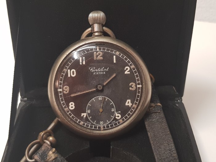 Cortebert Extra military pocket watch, period of WWII