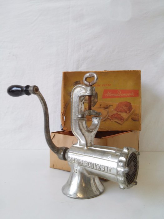 Vintage Alexanderwerk meat grinder No 10