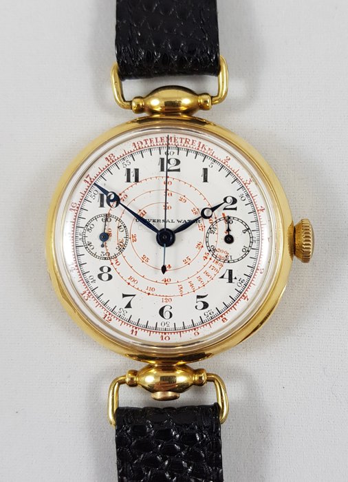 Universal Watch - Cronografo monopulsante - 489148 - Herre - 1901-1949