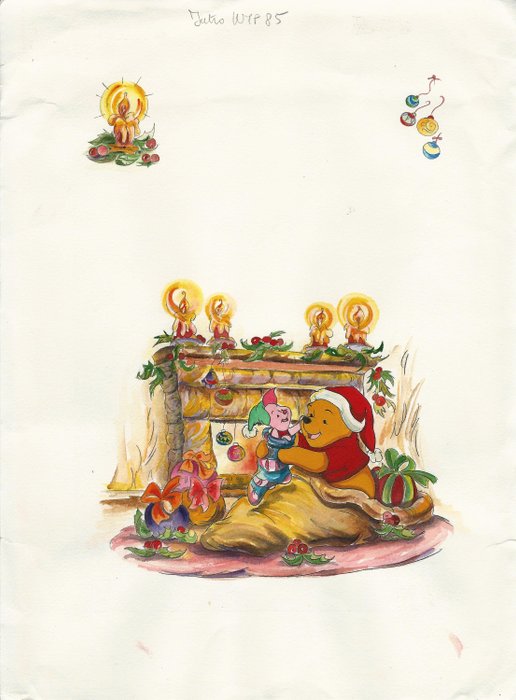 Immagini Natalizie Winnie The Pooh.Studio Disney Italia Original Illustration Buon Natale Catawiki