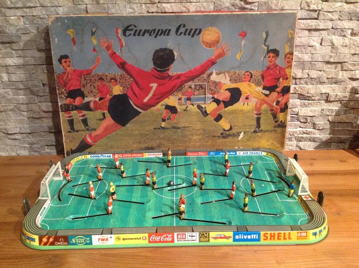 Technofix, Western Germany - Length: 53 cm - “Europa Cup” GE305, tin soccer game, 60s