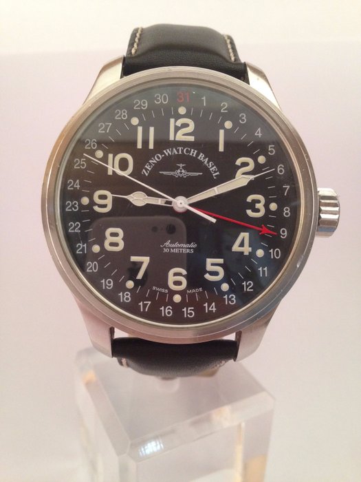 Zeno-Watch Basel - Pilot Pointer Date XL SIZE - 8554 - Herren - früher als 1850