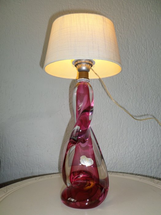 Val Saint Lambert tafellamp Vintage kristallen tafellamp