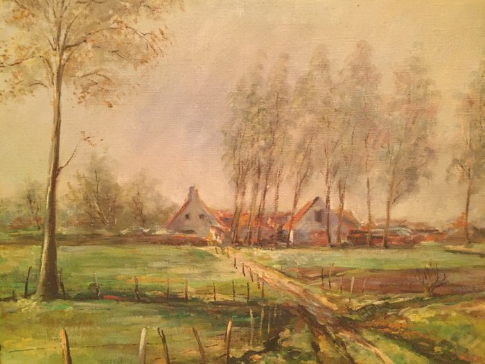 Nestor De Clerck (20th century) - Landschap