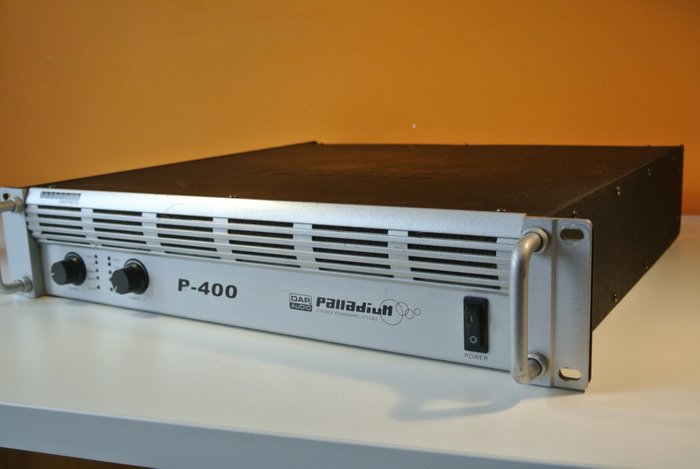 DAP Audio Palladium 400 PA amplifier + Power Dynamics mixer + connection cable