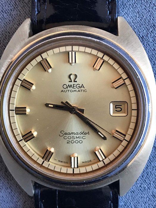 Omega Seamaster Cosmic 2000 automatic gold on steel
