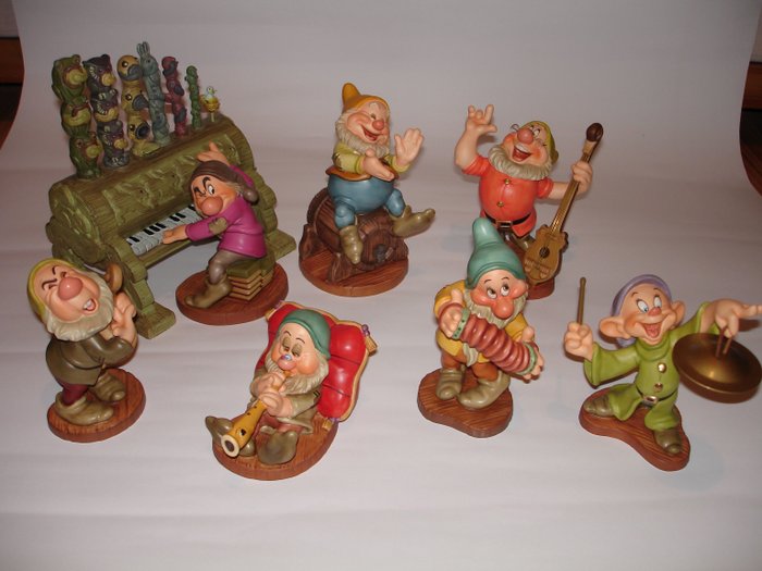 Disney, Walt - Statuettes - WDCC - All Seven Dwarfs - Snow White and the Seven Dwarfs (1995/1996)