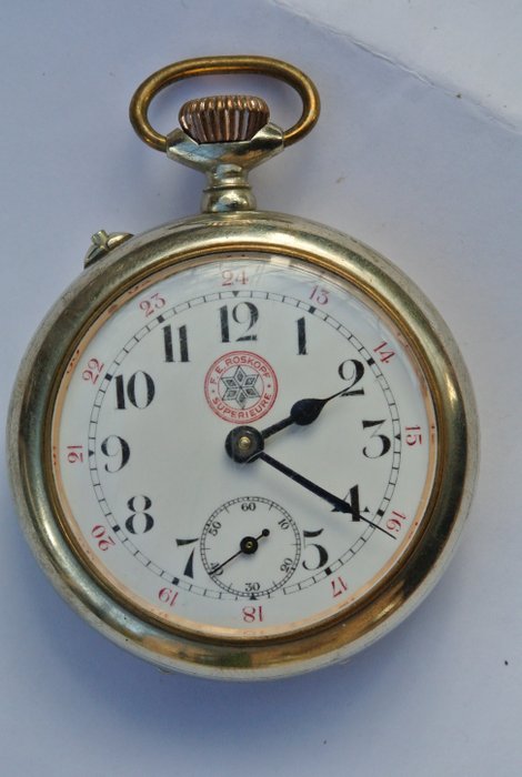 F.E. Roskopf Superieure - Men's pocket watch - 1920
