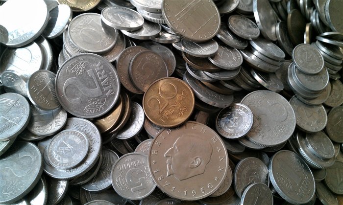 1948-1989 ! bis 20 Mark Über 500 DDR-Münzen *** 1 Pf 